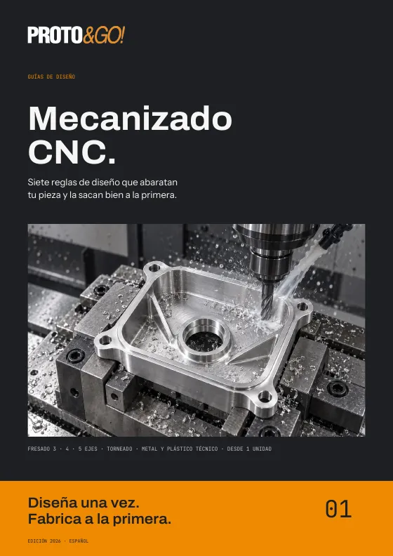 Portada de la guía de diseño para mecanizado CNC