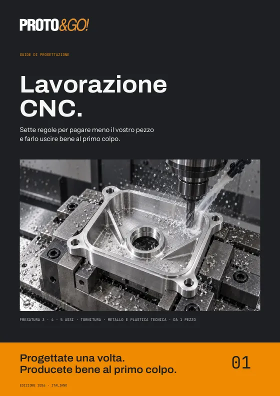 Copertina della guida di progettazione per lavorazione CNC