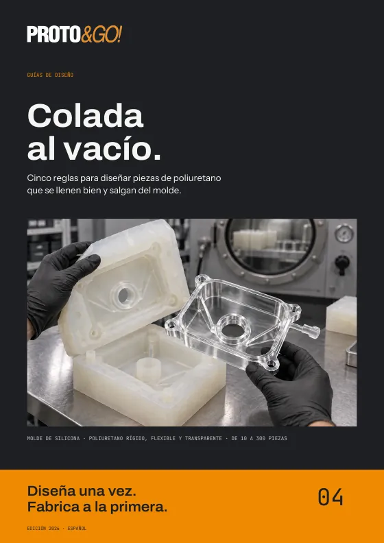 Portada de la guía de diseño para colada al vacío