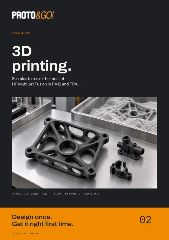 Cover of the 3D printing design guide