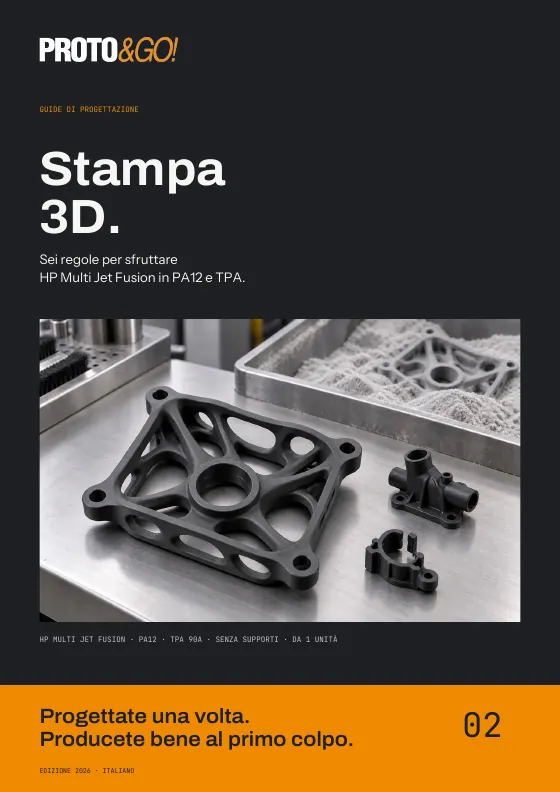 Copertina della guida di progettazione per stampa 3D