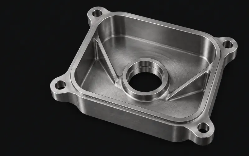 Reference part in carbon steel.