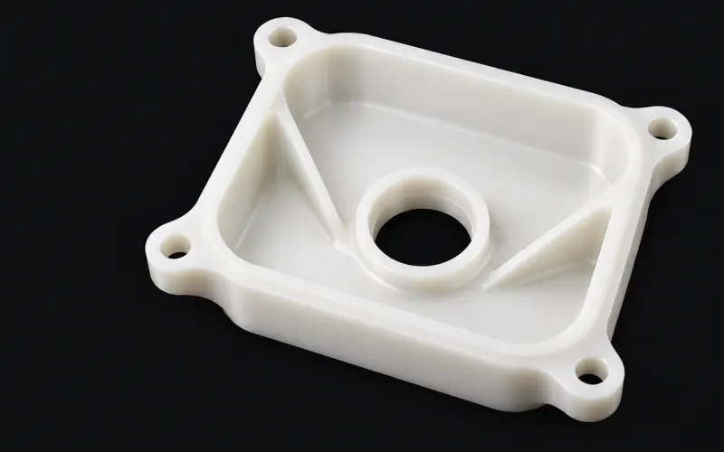 Pezzo di riferimento in HDPE.