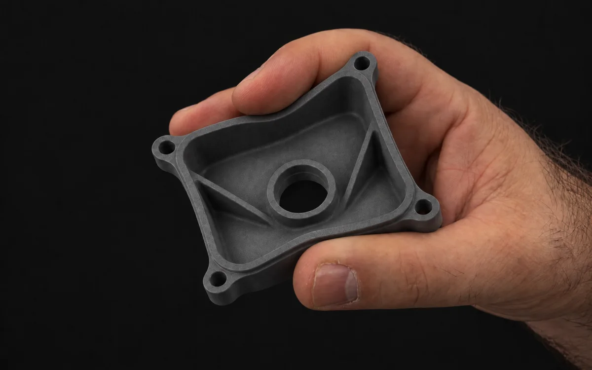 Reference part in TPA 90A for 3D MJF printing.